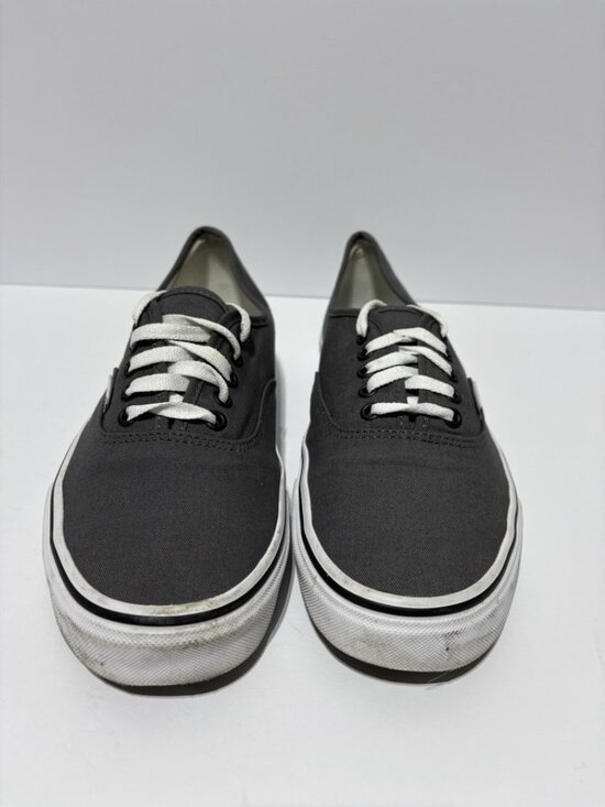 Van Men’s Authentic Sneakers Pewter/Black, Size 10.5 M main image 4